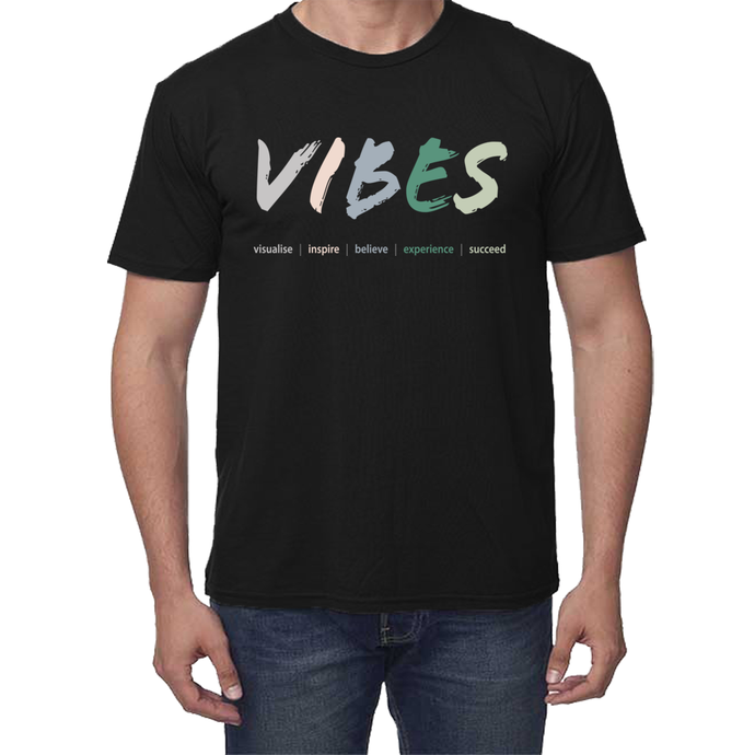 Unisex 'Vibes' Bamboo Organic Cotton Tee