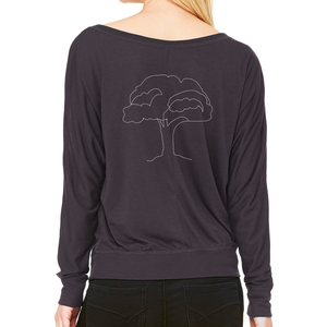 Flowy 'Acorn to Oak' Long Sleeve Top