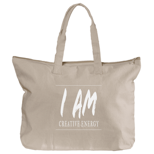 Zippered 'Creative Energy' Book Tote