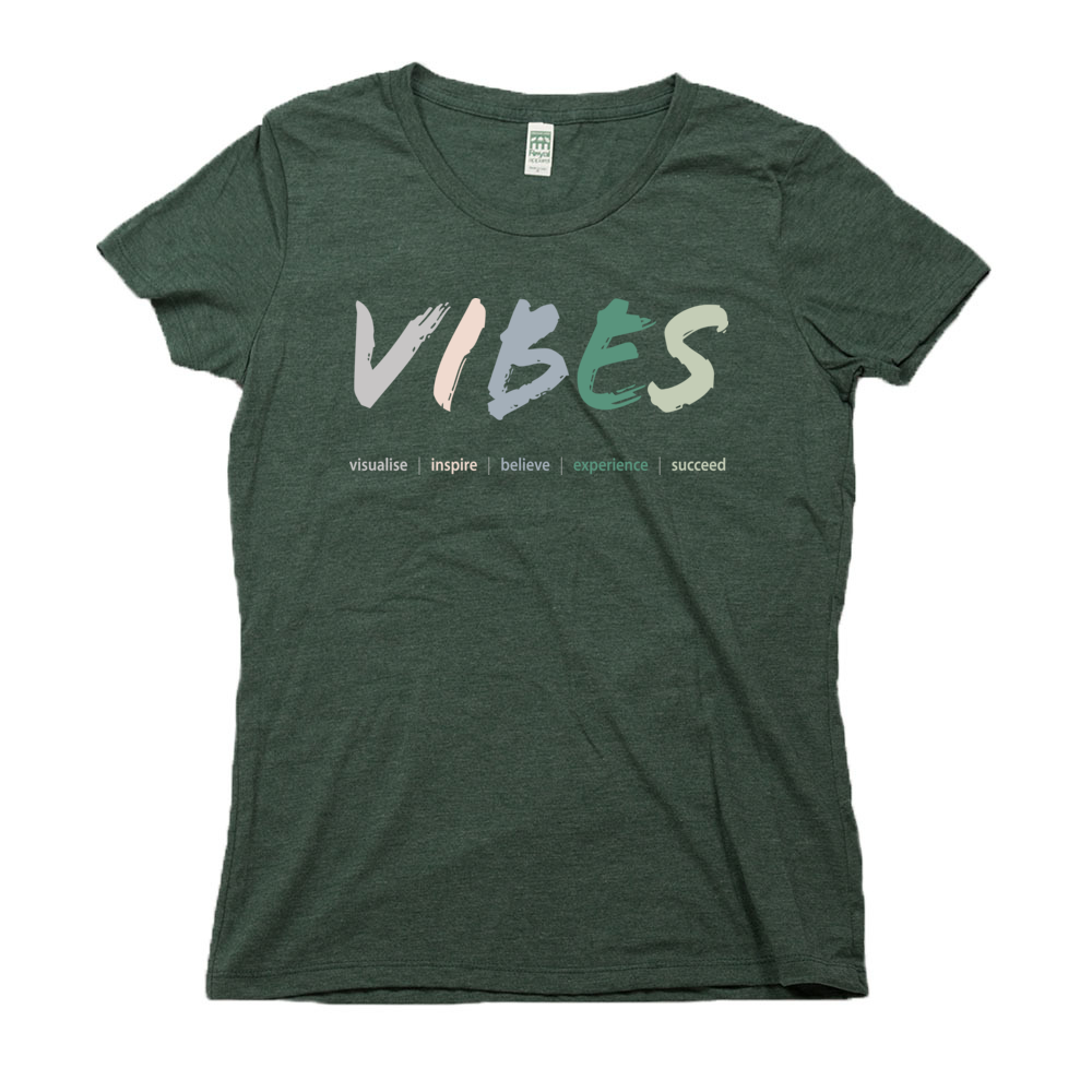 Organic 'Vibes' Organic RPET Blend T-Shirt