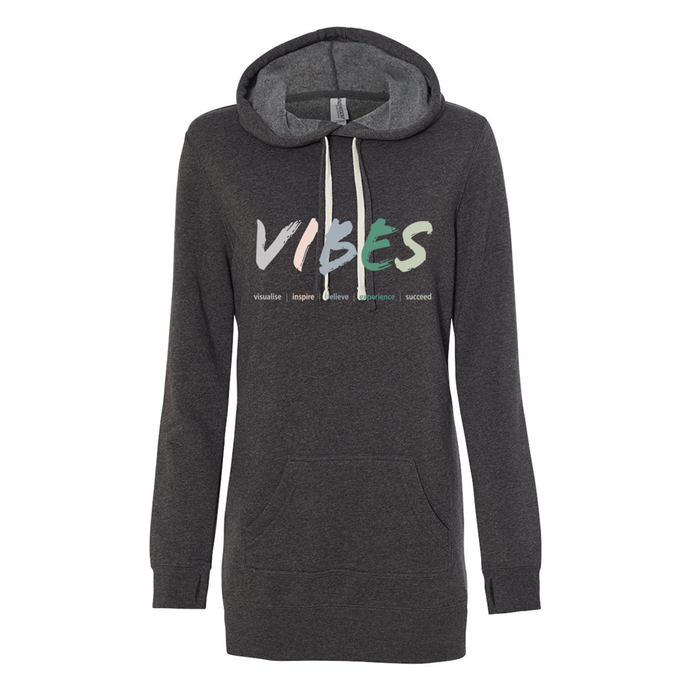 Hooded 'Vibes' Pullover Dress